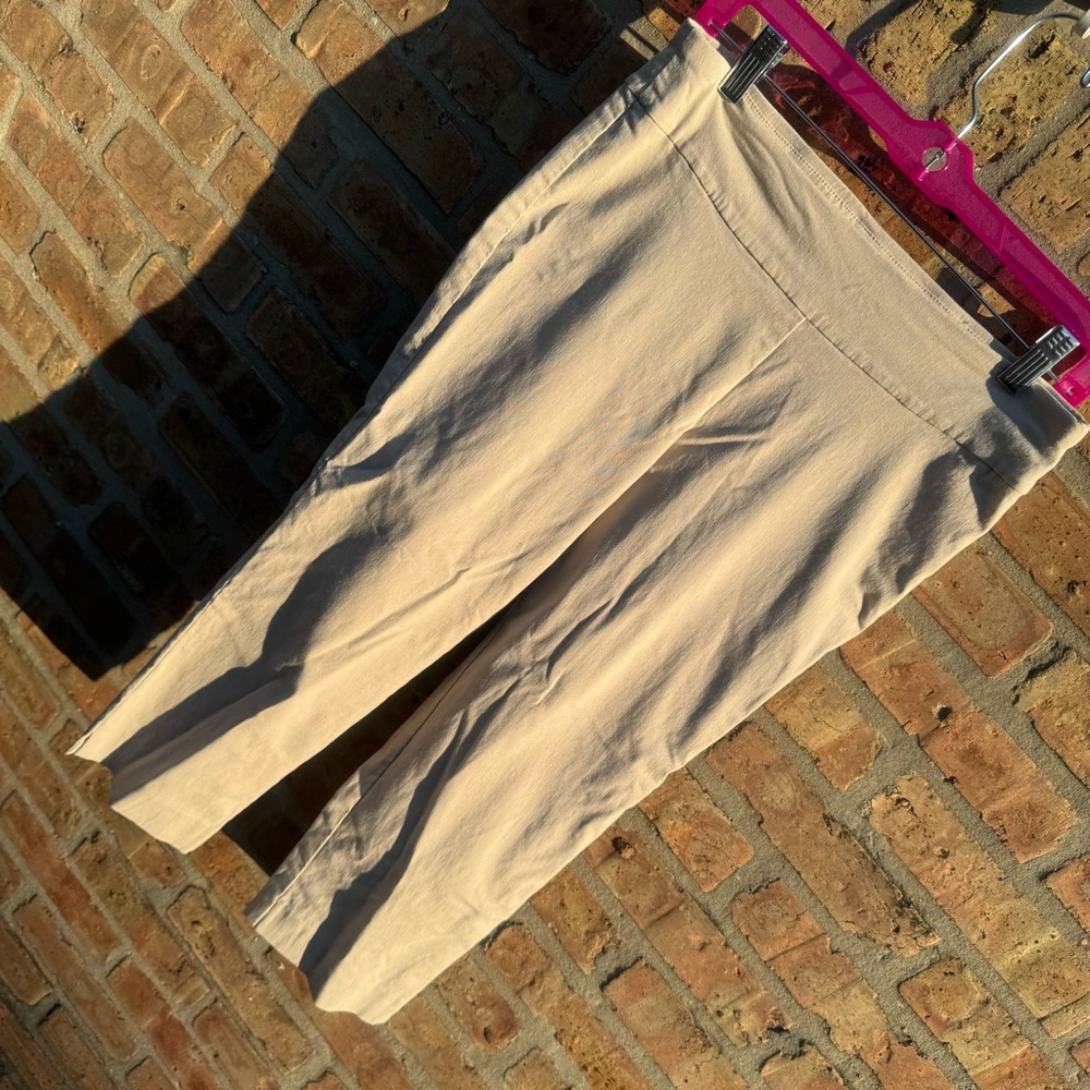 Patchington Tan Cropped Pants Sz 8